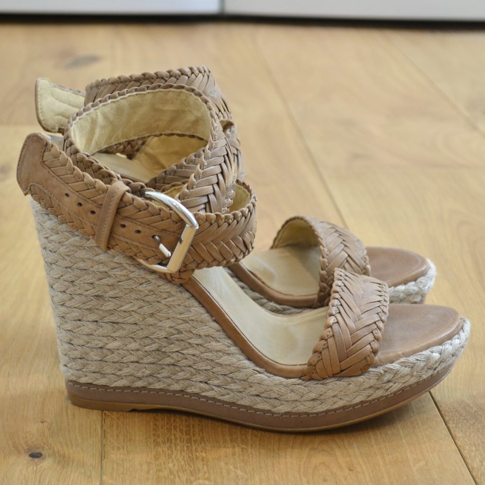 Stuart Weitzman Elixir Wedge Sandal - image 5